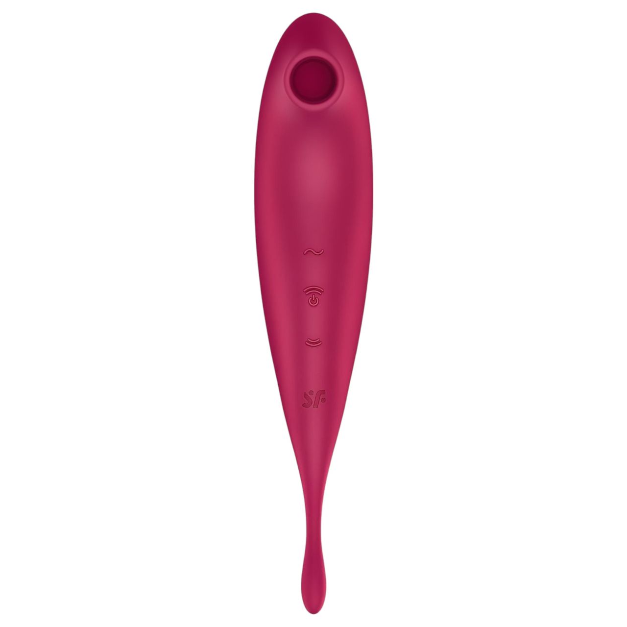 Satisfyer Twirling Pro - okos 2in1 csikló vibrátor (piros)