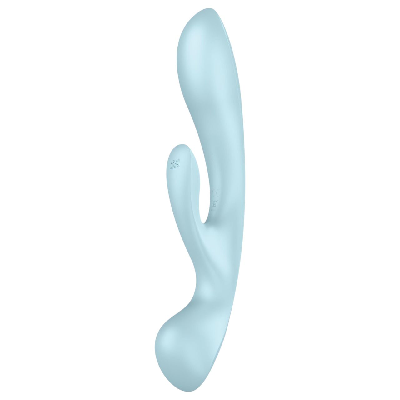 / Satisfyer Triple Oh - akkus, csiklókaros vibrátor (kék)
