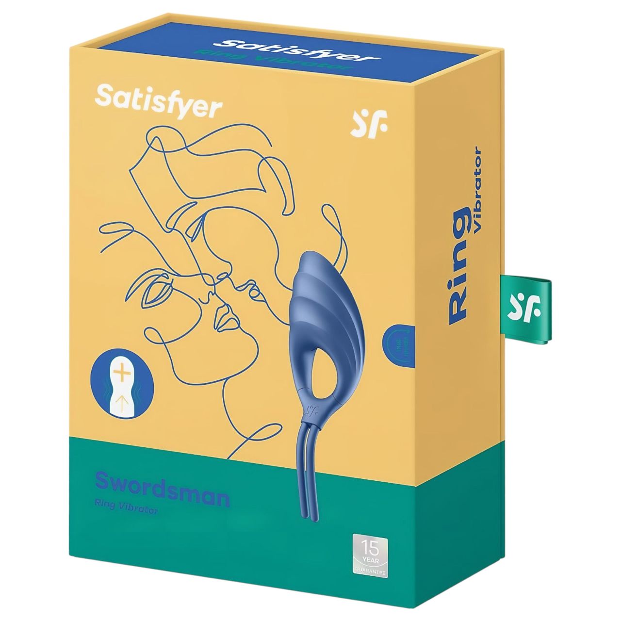 Satisfyer Swordsman - akkus, vibrációs péniszgyűrű (kék) Satisfyer Swordsman - akkus, vibrációs péniszgyűrű (kék)