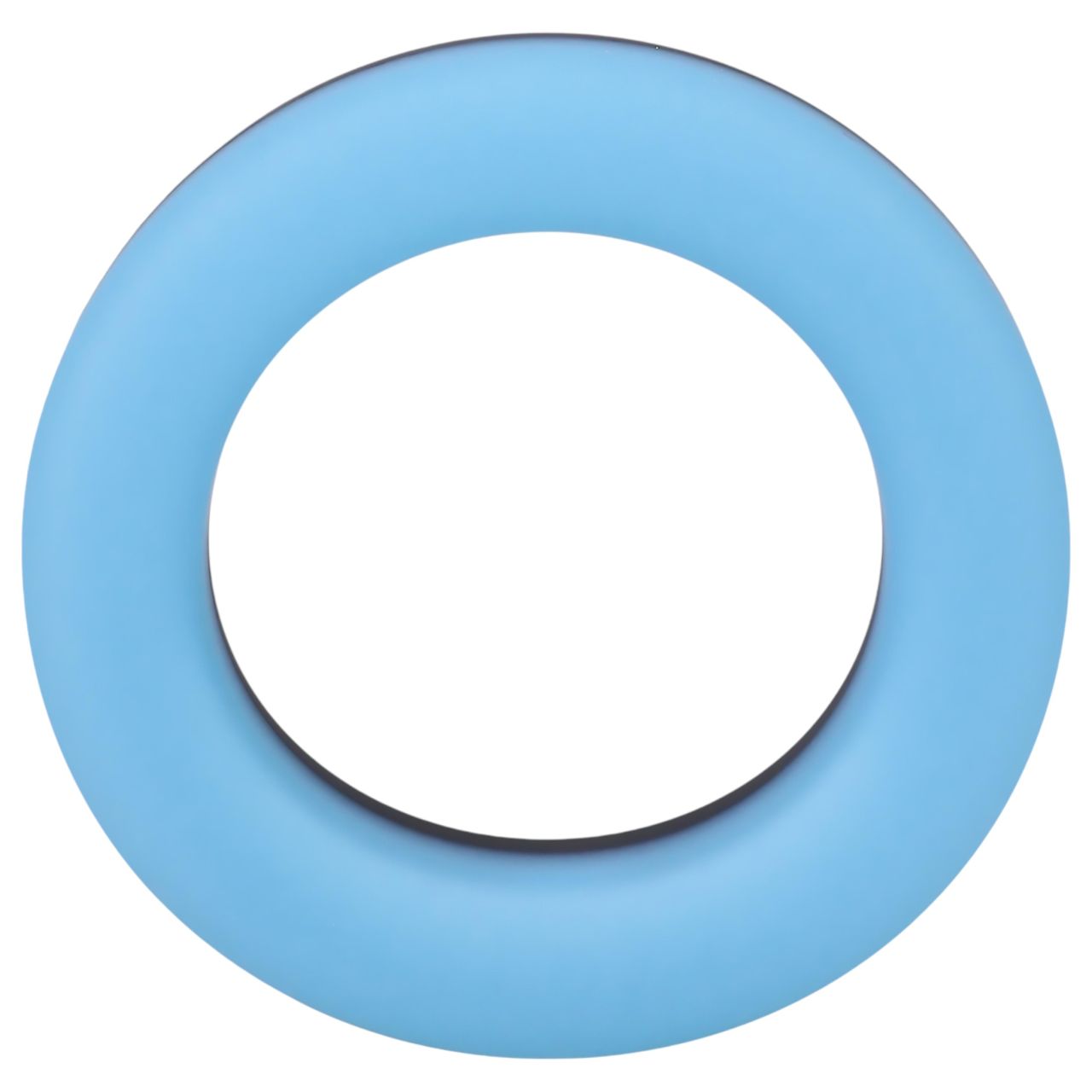 Doc Johnson The Big O - világító péniszgyűrű (kék)