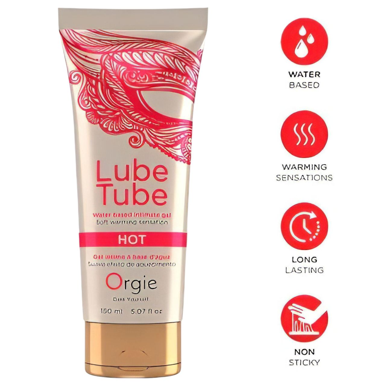 Orgie Lube Tube - melegítő hatású síkosító gél (150ml) Orgie Lube Tube - melegítő hatású síkosító gél (150ml)