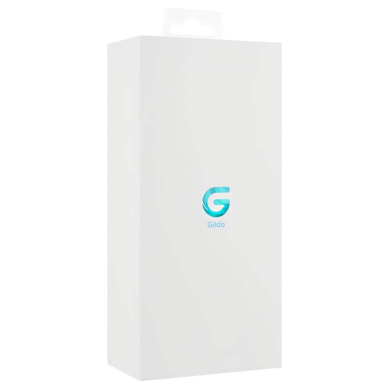 Gildo Glass No. 5 - spirál üveg dildó (átlátszó-kék)