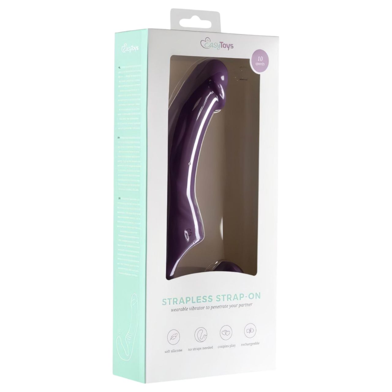 EasyToys - akkus, felcsatolható vibrátor tartópánt nélkül (lila) EasyToys - akkus, felcsatolható vibrátor tartópánt nélkül (lila)