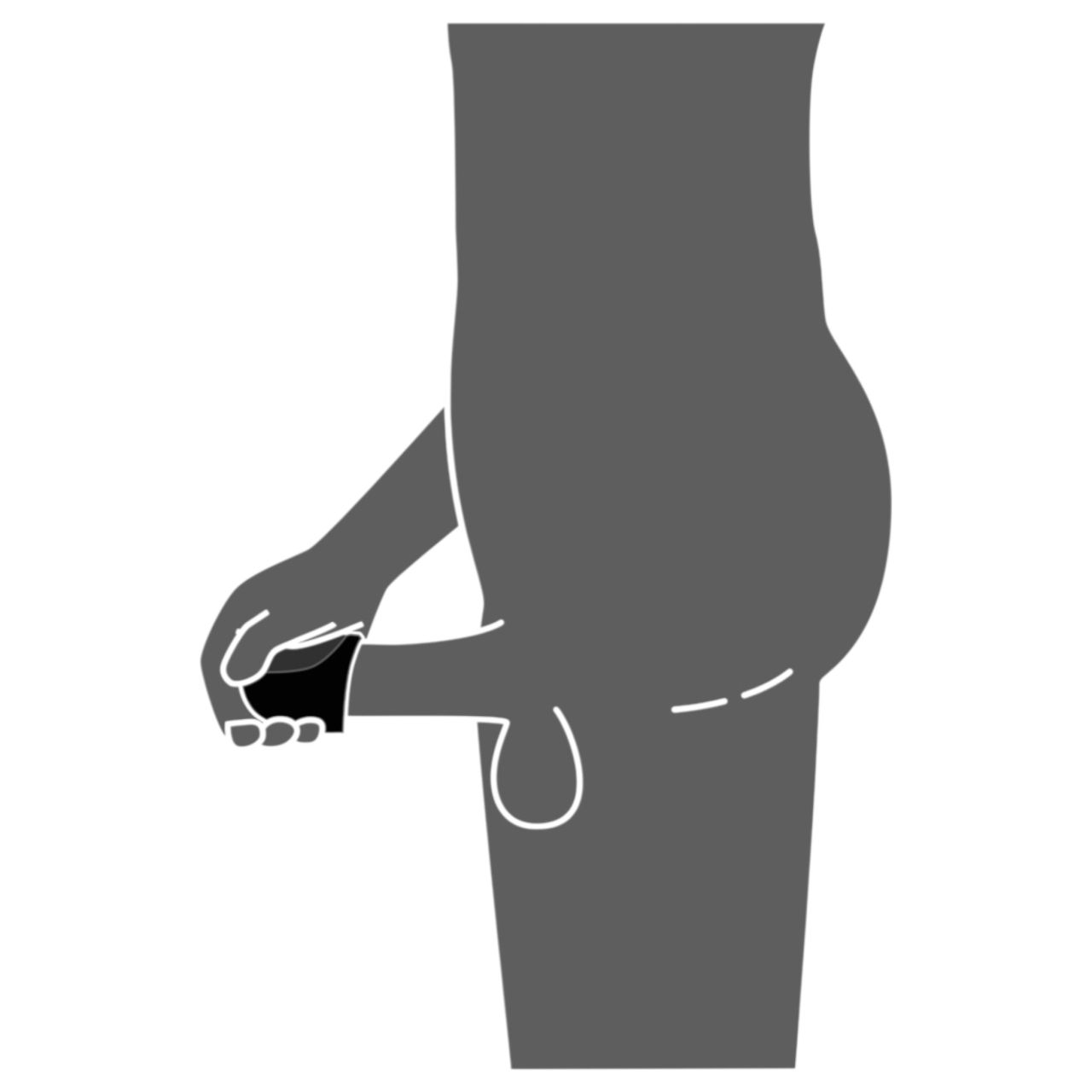 Rebel - vízálló makkvibrátor (fekete) Rebel - vízálló makkvibrátor (fekete)