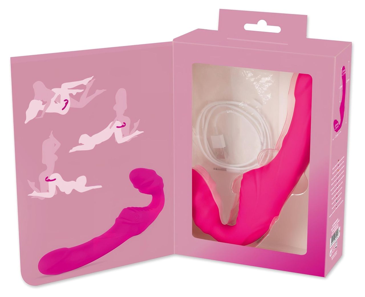 You2Toys - Double2Teaser - felcsatolható vibrátor tartópánt nélkül (pink) You2Toys - Double2Teaser - felcsatolható vibrátor tartópánt nélkül (pink)