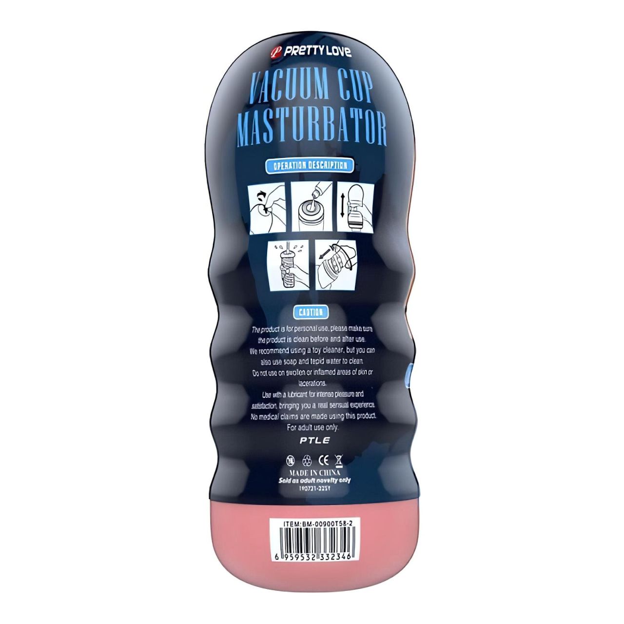 Pretty Love Vacuum Cup - élethű száj maszturbátor (testszínű)