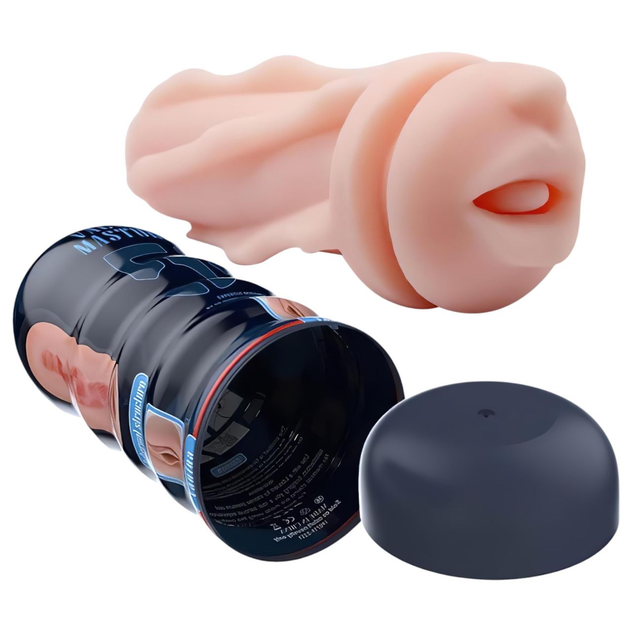 Pretty Love Vacuum Cup - élethű száj maszturbátor (testszínű)