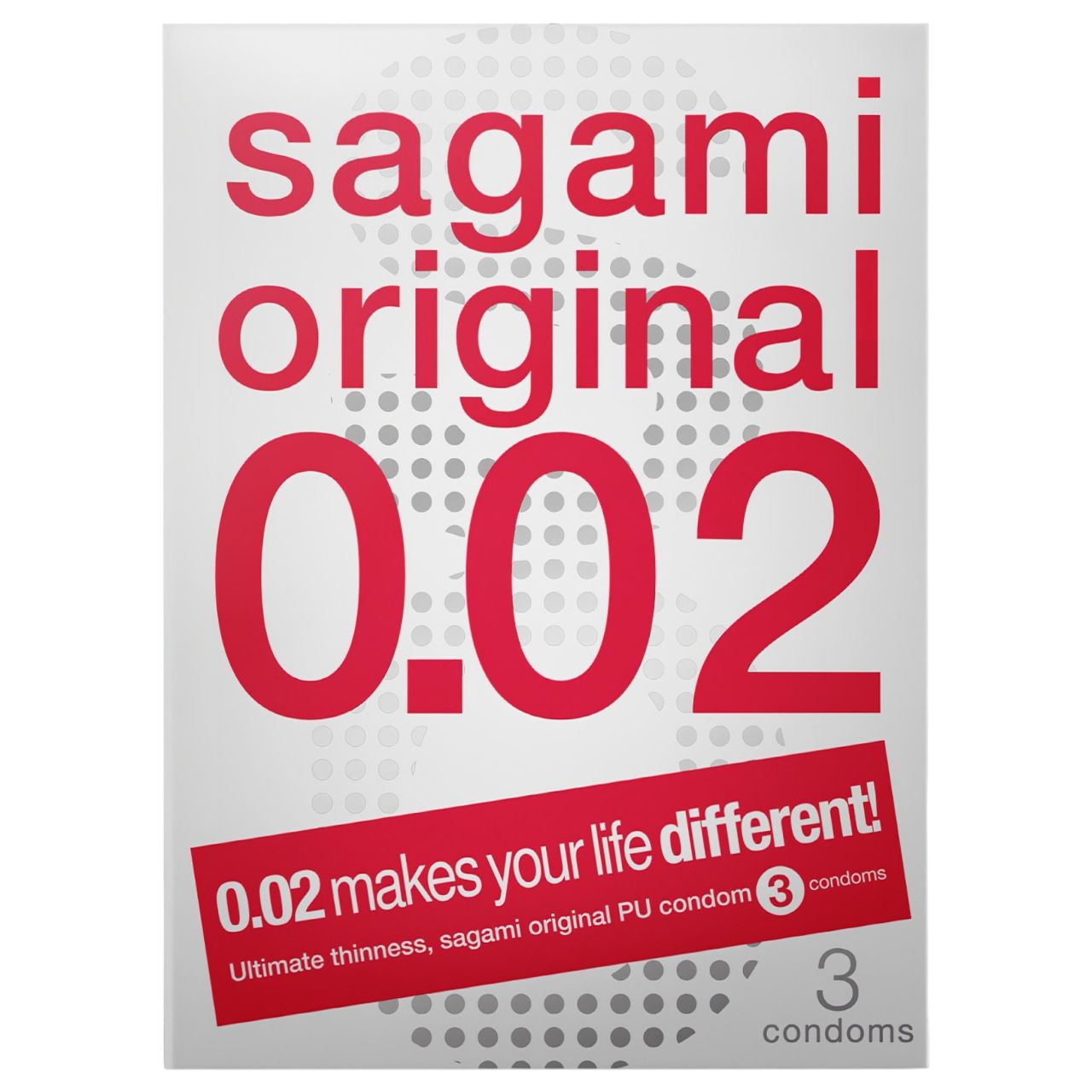 Sagami Original 0,02 - óvszer - 55mm (3db)