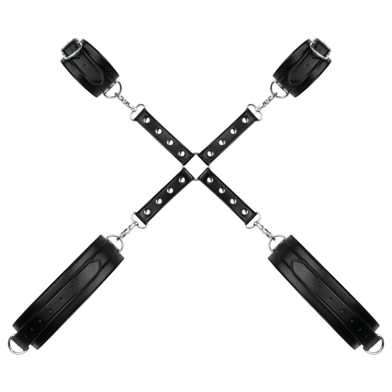 Bedroom Fantasies - csukló- és comb bilincs (fekete)