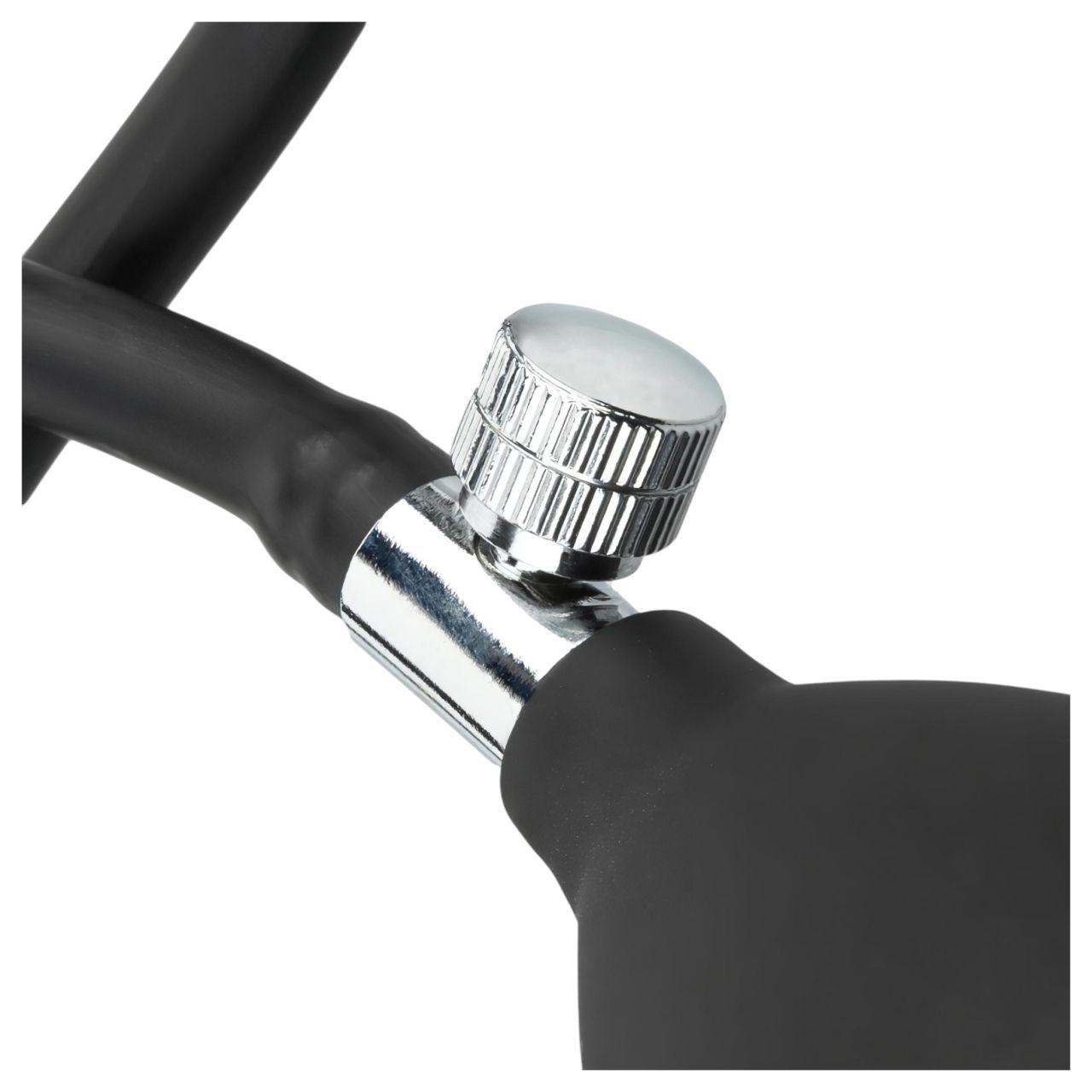 EasyToys - pumpálható anál plug (fekete)