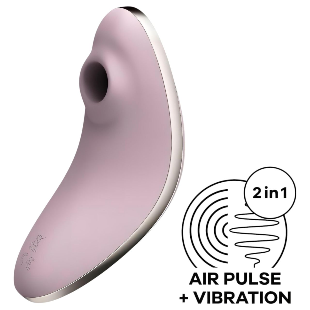 Satisfyer Vulva Lover 1 - léghullámos csikló vibrátor (viola)