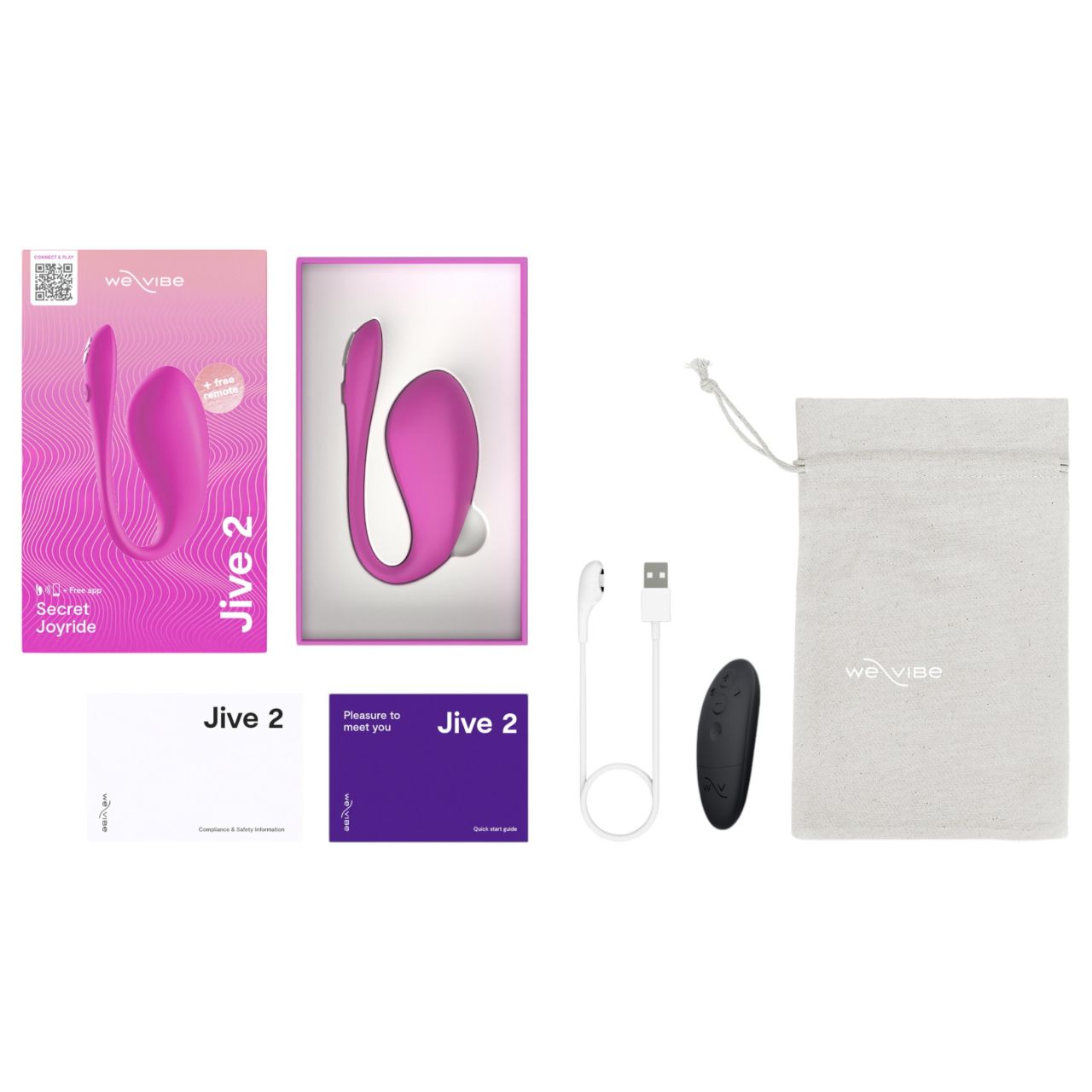 / We-Vibe Jive 2 - akkus, okos vibrotojás (pink) / We-Vibe Jive 2 - akkus, okos vibrotojás (pink)