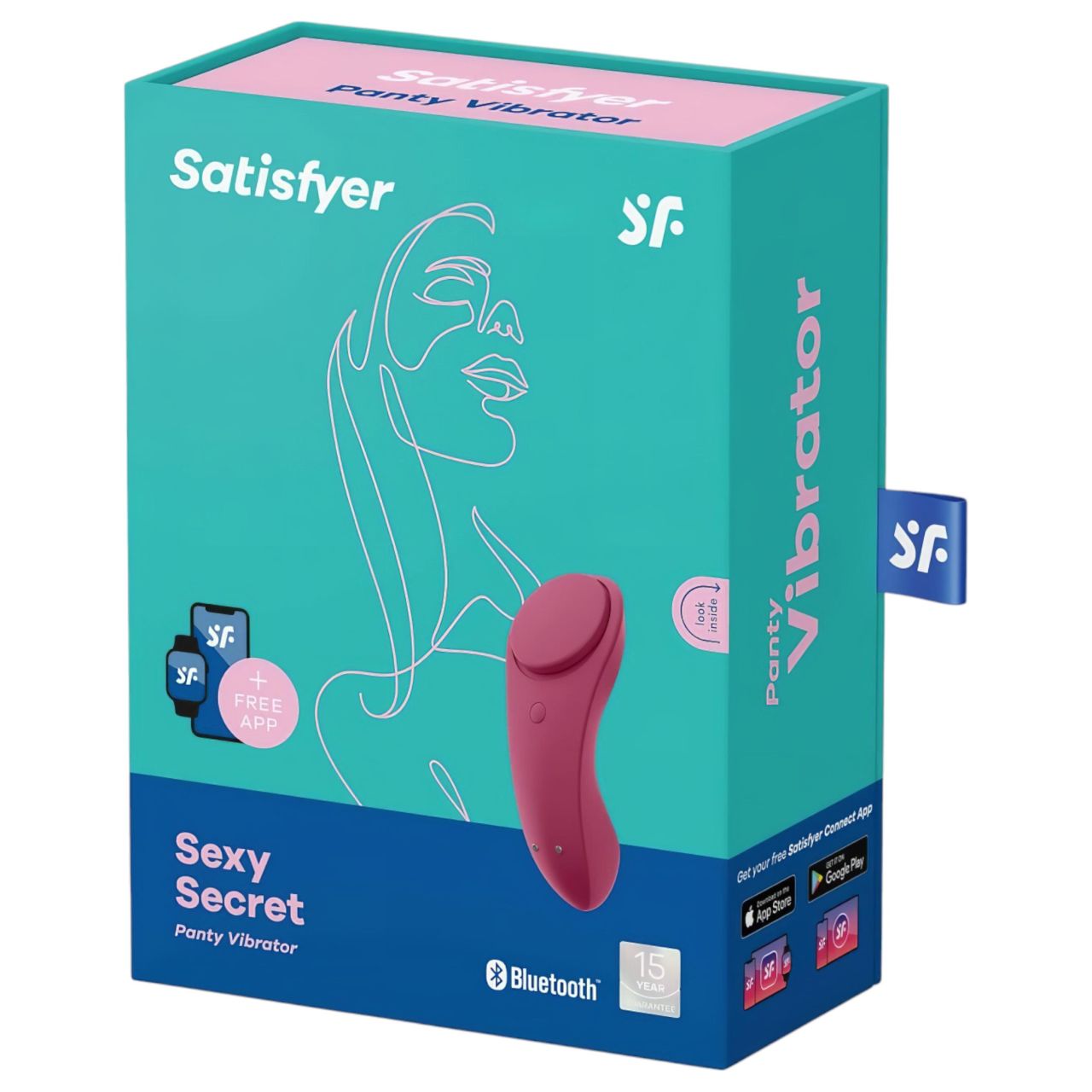 Satisfyer Sexy Secret - okos vízálló bugyi vibrátor (piros) Satisfyer Sexy Secret - okos vízálló bugyi vibrátor (piros)