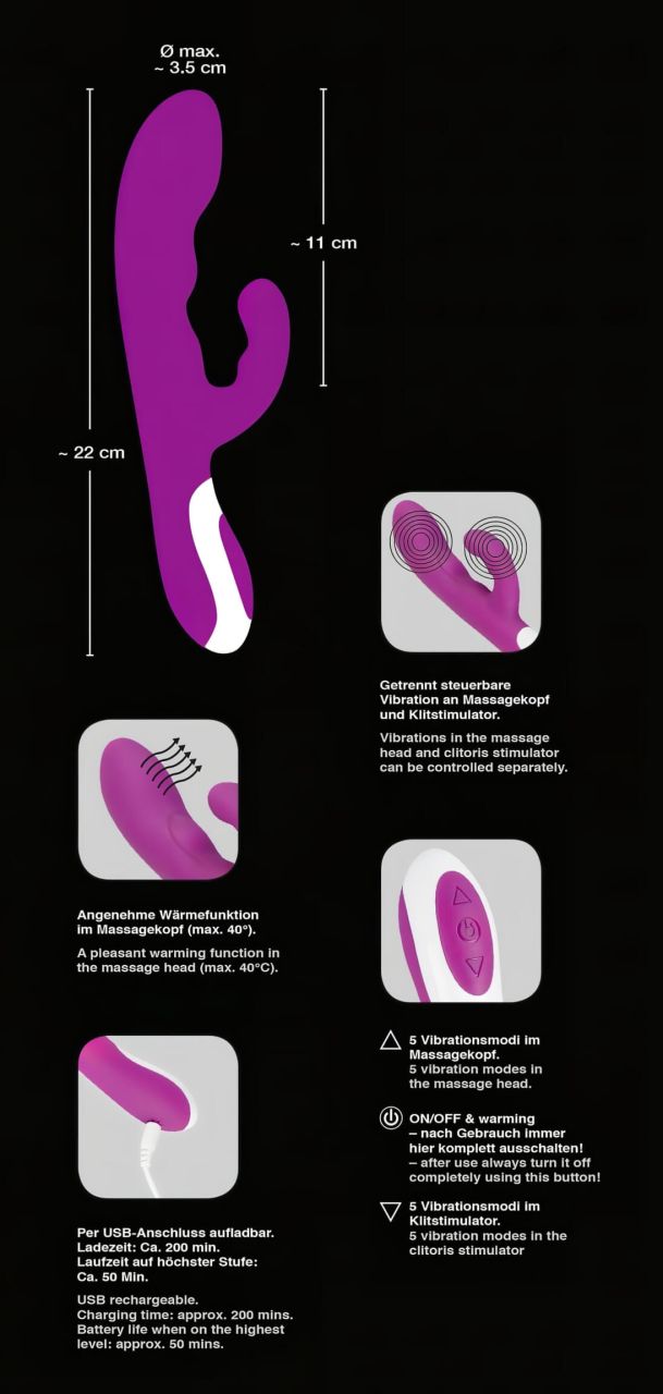 Javida - melegítő csiklóizgató vibrátor (pink) Javida - melegítő csiklóizgató vibrátor (pink)