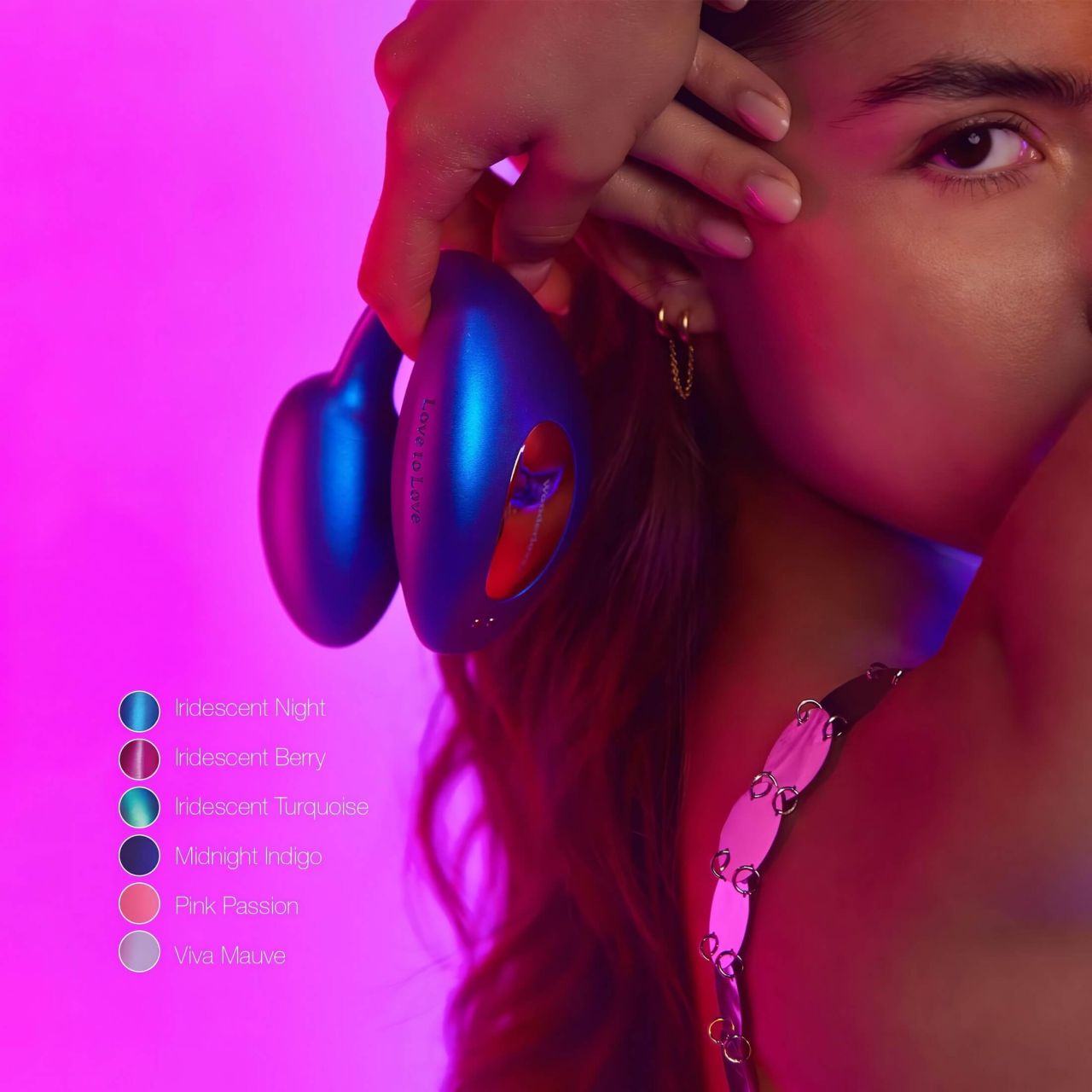 / Wonderlover - csiklóizgató G-pont vibrátor (metál lila)