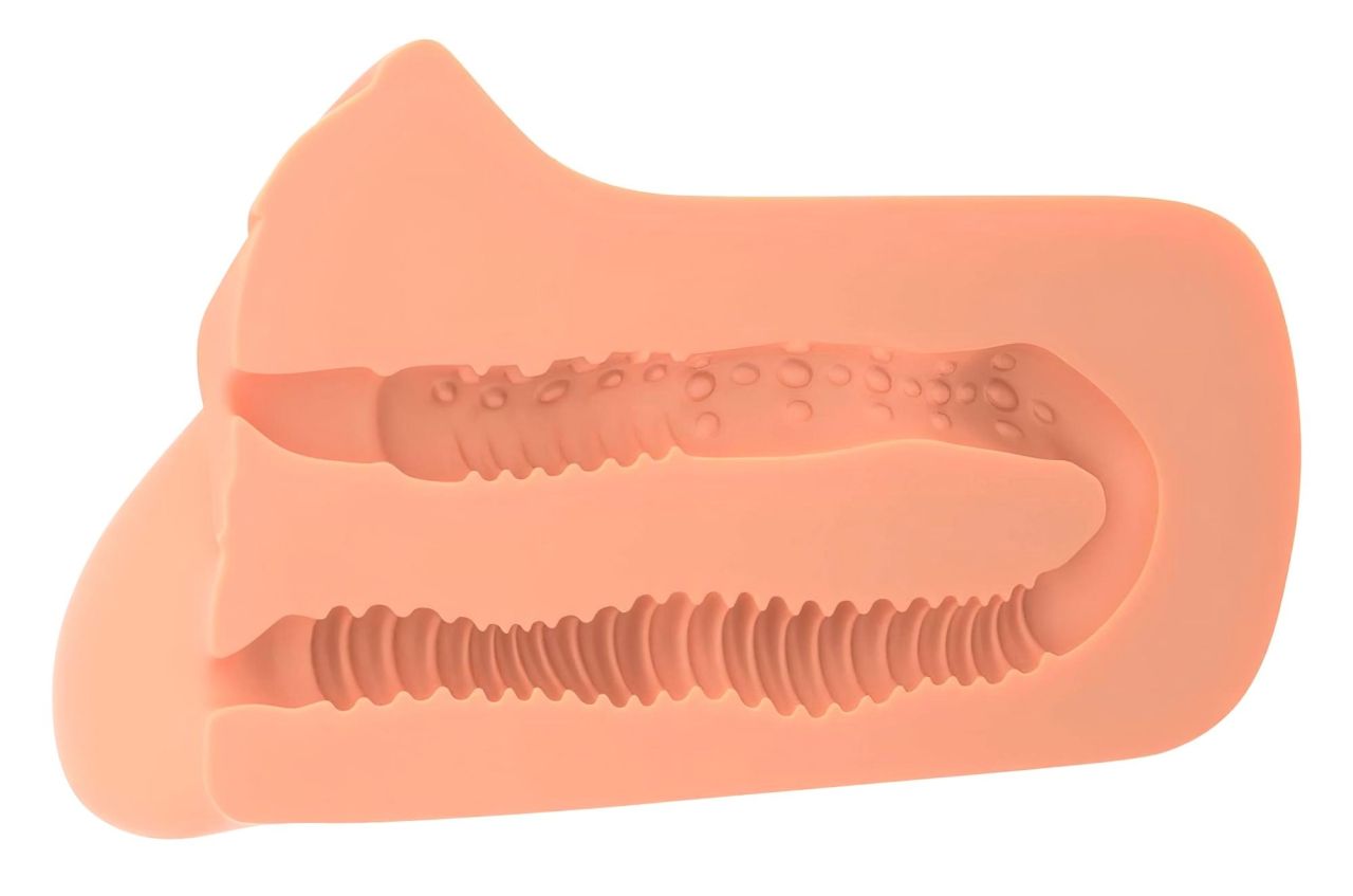 PDX Pick Your Pleasure - 2in1 élethű maszturbátor (natúr) PDX Pick Your Pleasure - 2in1 élethű maszturbátor (natúr)