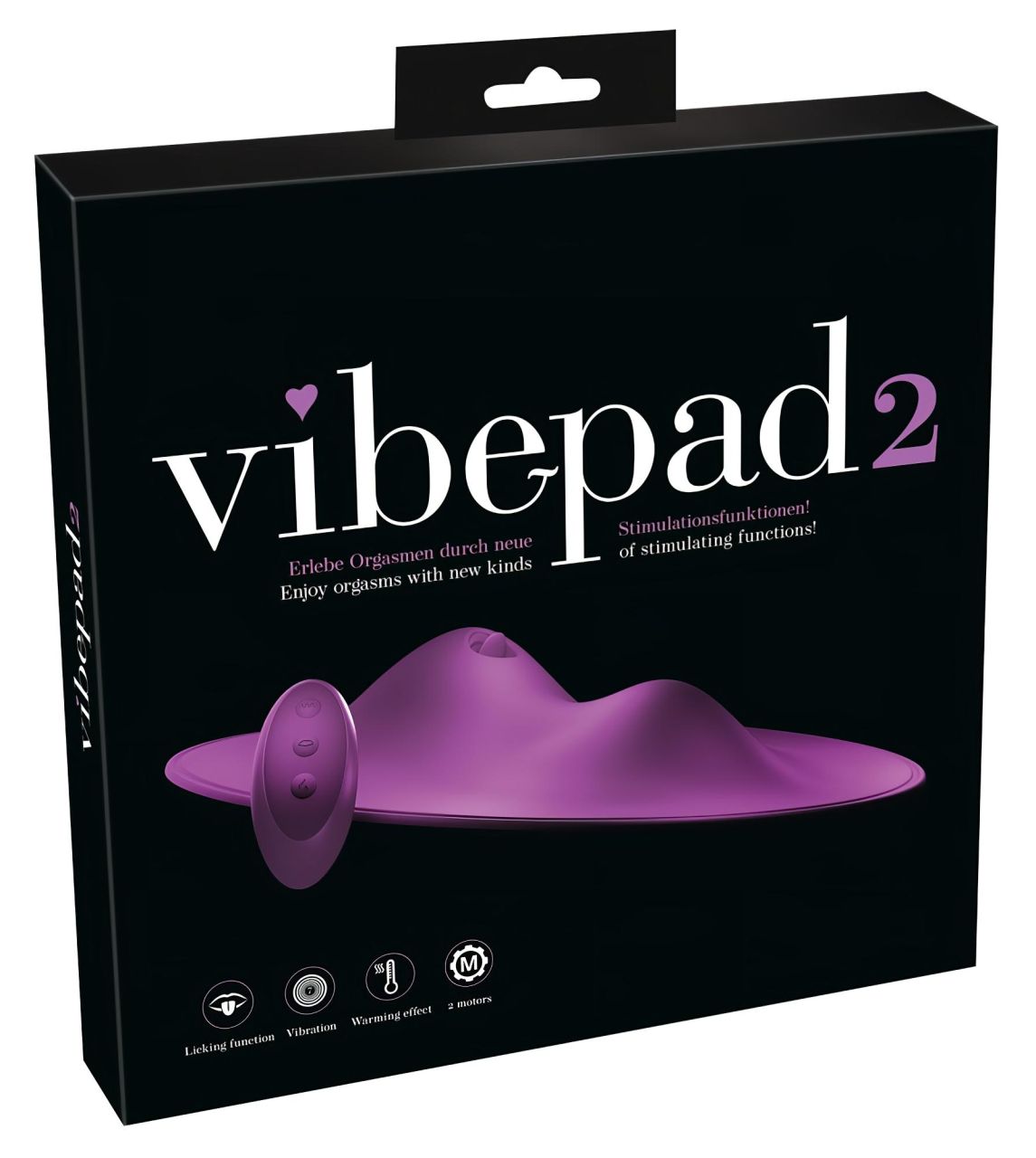 VibePad 2 - nyaló párna vibrátor (lila)
