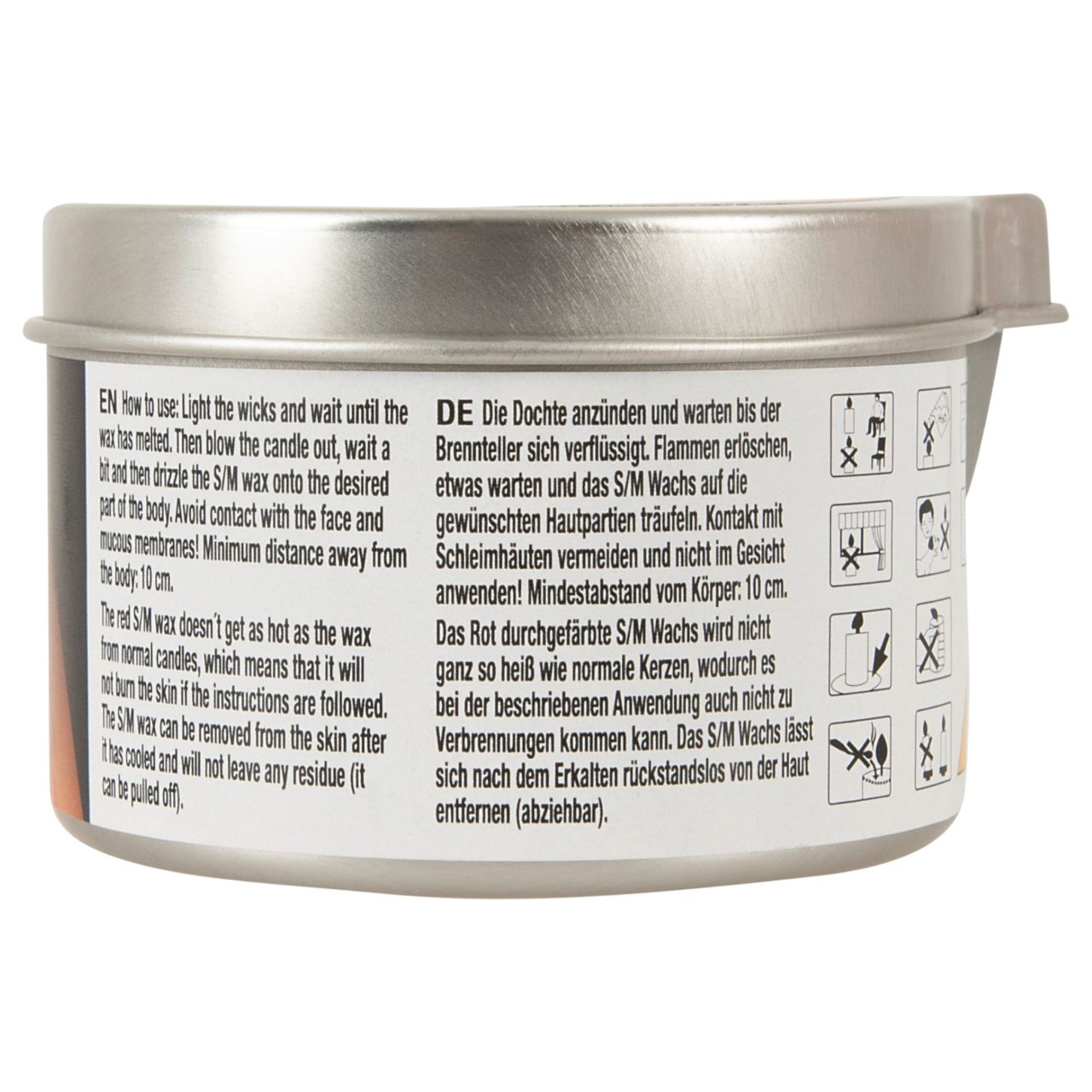 BDSM Kerze - paraffin testgyertya (100ml)