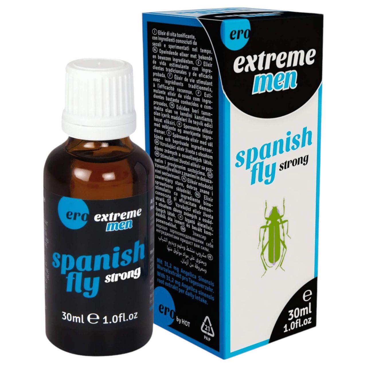 HOT Spanish fly Extreme - vágyfokozó csepp férfiaknak (30ml)