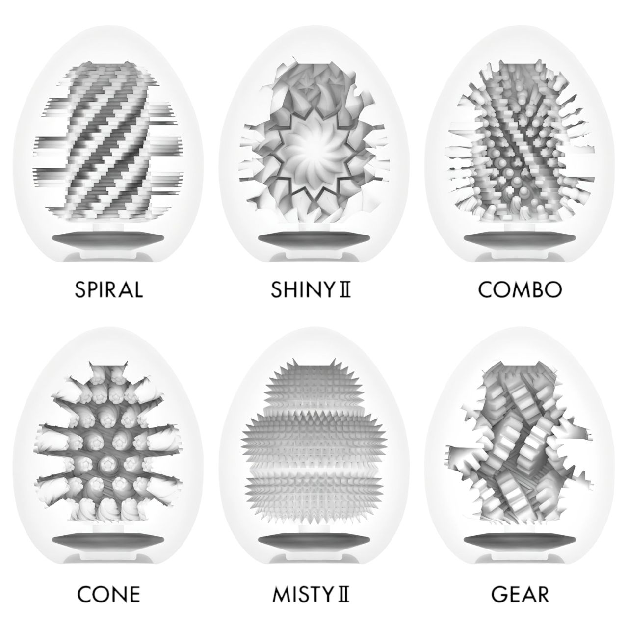 TENGA - Stronger tojás maszturbátor szett - 6 db