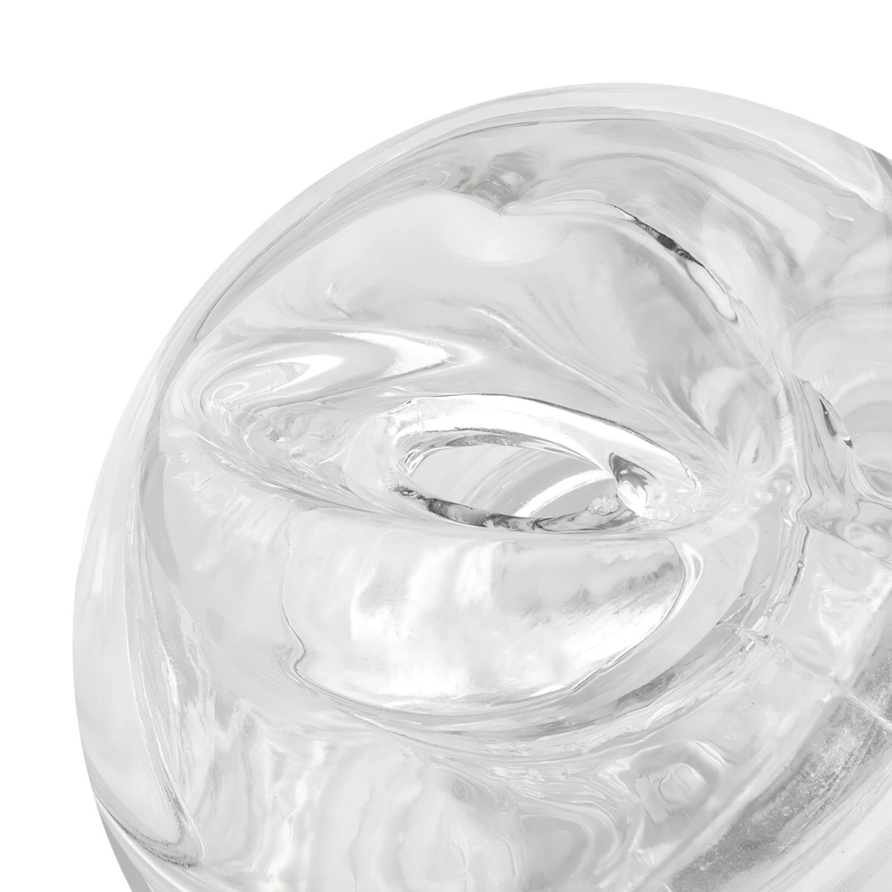 FPPR. - kétvégű maszturbátor - punci & száj (átlátszó)