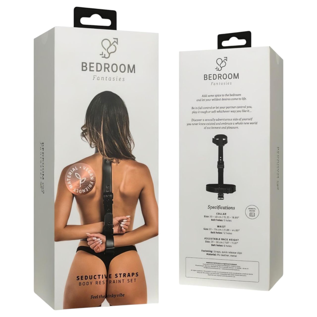 Bedroom Fantasies - BDSM kötöző nyakörvvel és béklyókkal (fekete) Bedroom Fantasies - BDSM kötöző nyakörvvel és béklyókkal (fekete)