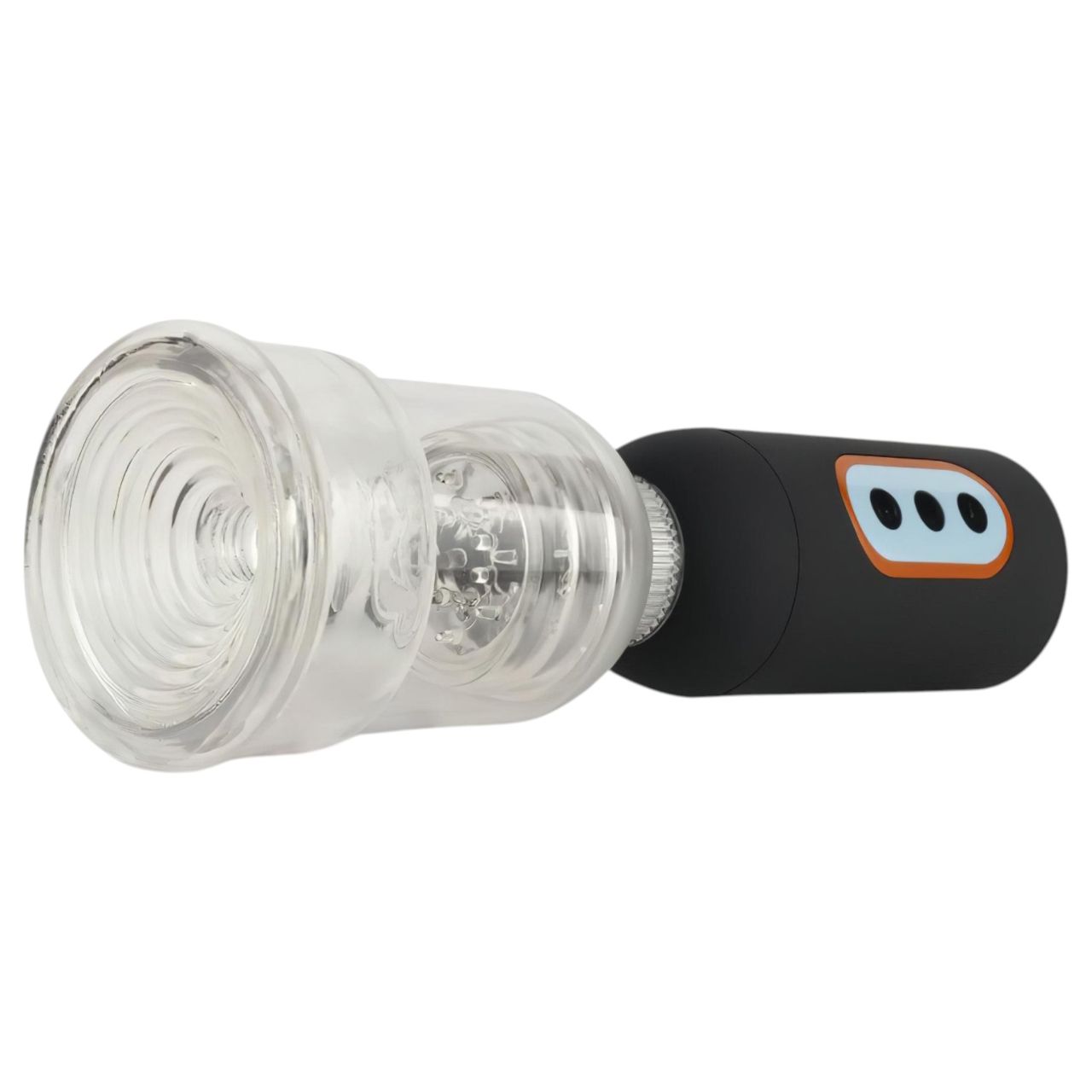 CRUIZR CS07 - akkus, vibrációs péniszpumpa (fekete-átlátszó) CRUIZR CS07 - akkus, vibrációs péniszpumpa (fekete-átlátszó)