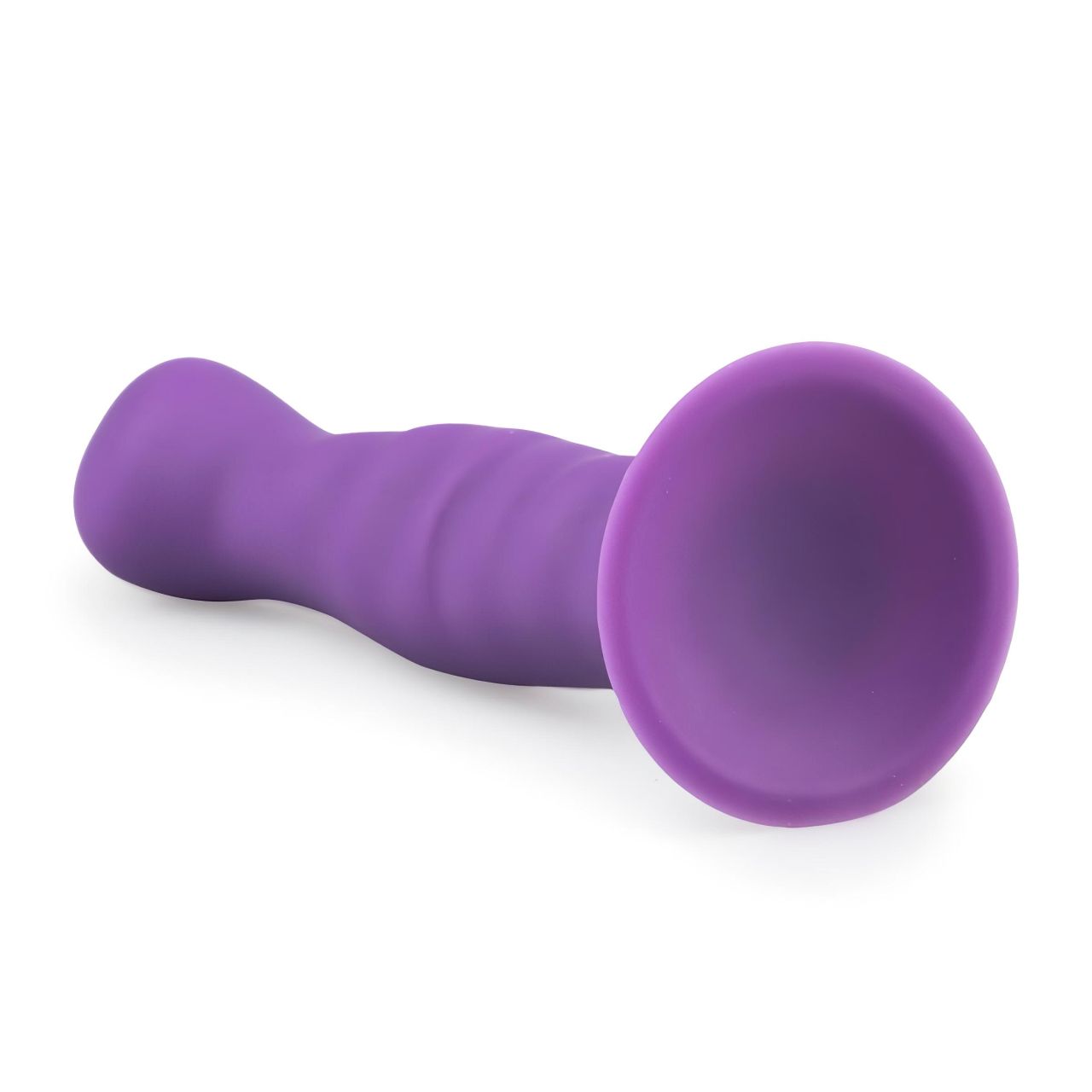 Easytoys - hullámos, tapadókorongos dildó (lila) Easytoys - hullámos, tapadókorongos dildó (lila)