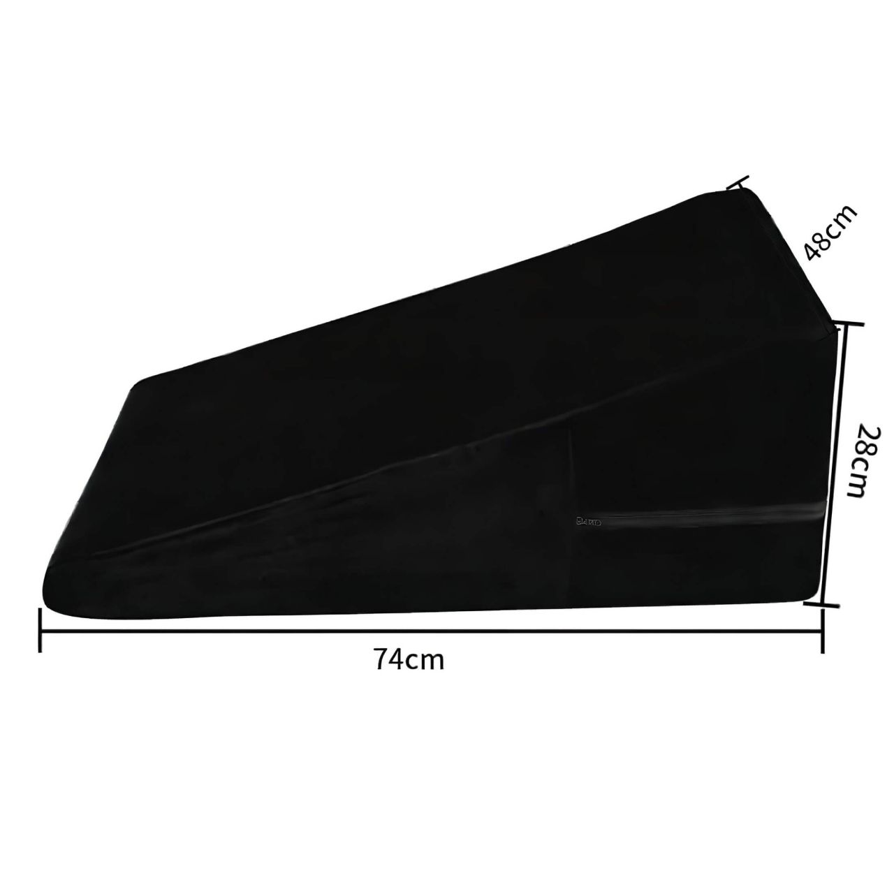 / Desirel Magic Pillow - ék szexpárna - nagy (fekete)