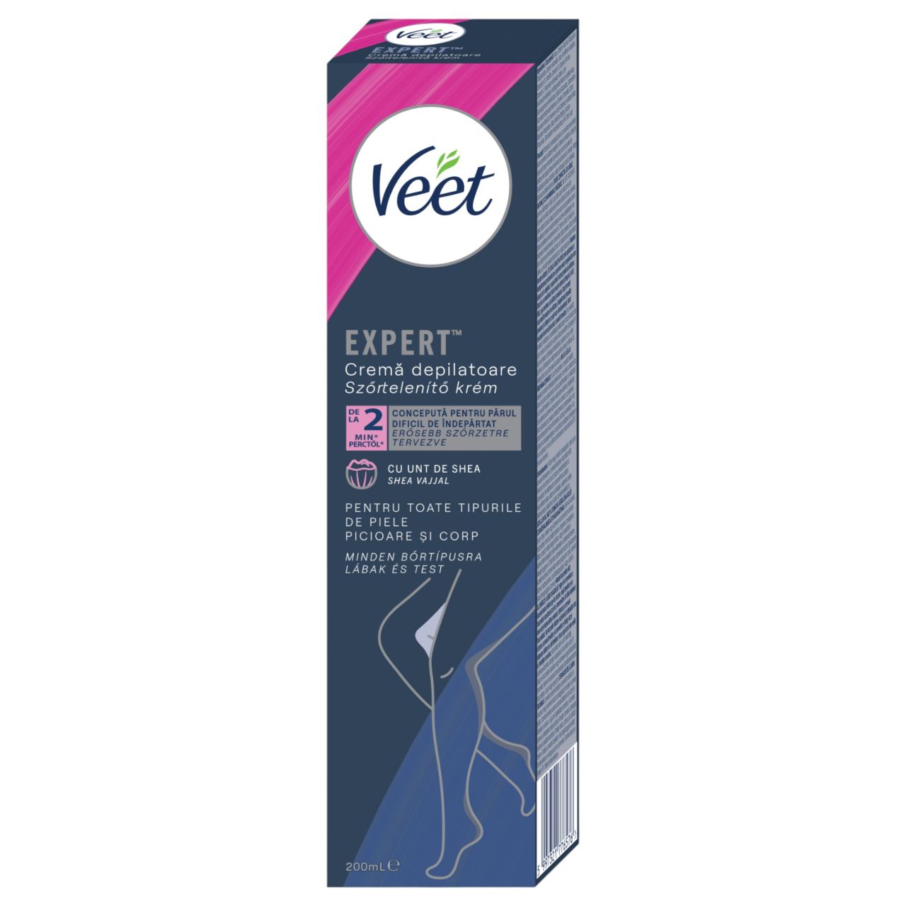 Veet Expert - szőrtelenítő krém (200ml)