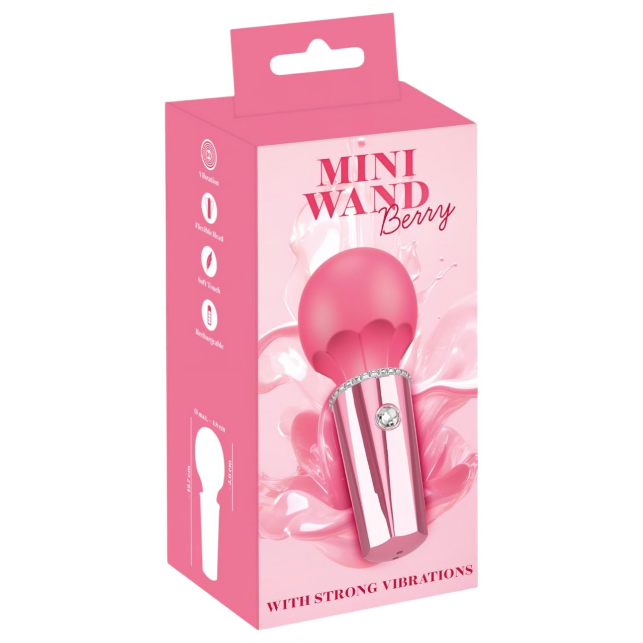 / You2Toys Mini Wand - akkus masszírozó vibrátor (pink)