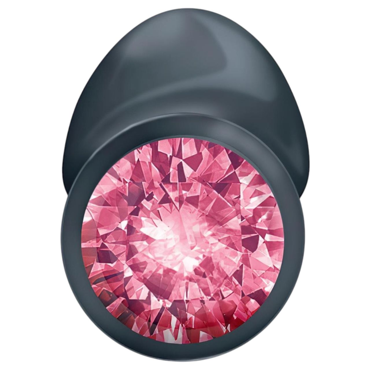 / Dorcel Geisha Plug Ruby L - pink köves anál plug (fekete) / Dorcel Geisha Plug Ruby L - pink köves anál plug (fekete)