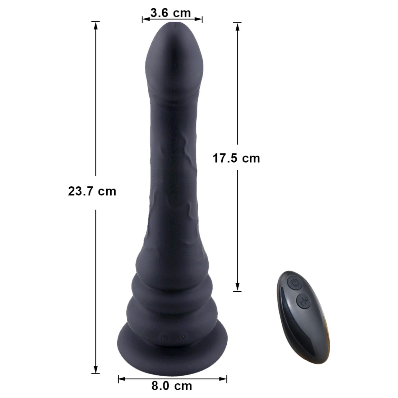 Wilson - hullámzó vibrátor (fekete)