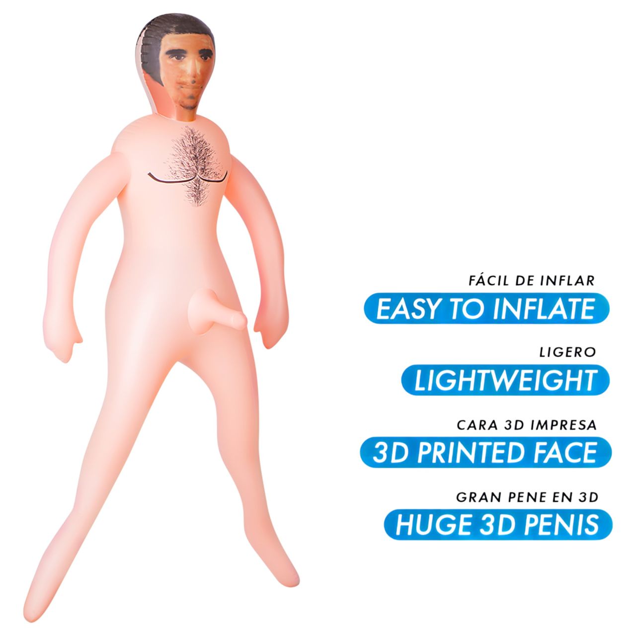 Intense Dolls Anthony - felfújható gumiférfi