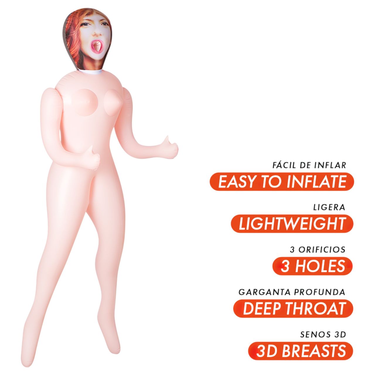 Intense Dolls Scarlett - felfújható guminő Intense Dolls Scarlett - felfújható guminő