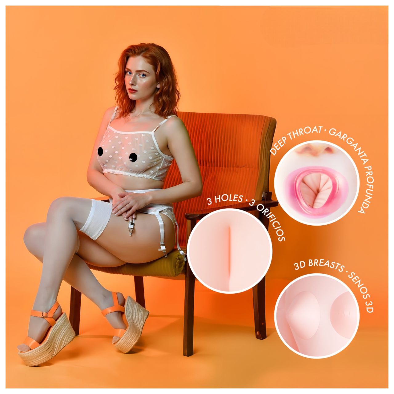 Intense Dolls Scarlett - felfújható guminő Intense Dolls Scarlett - felfújható guminő