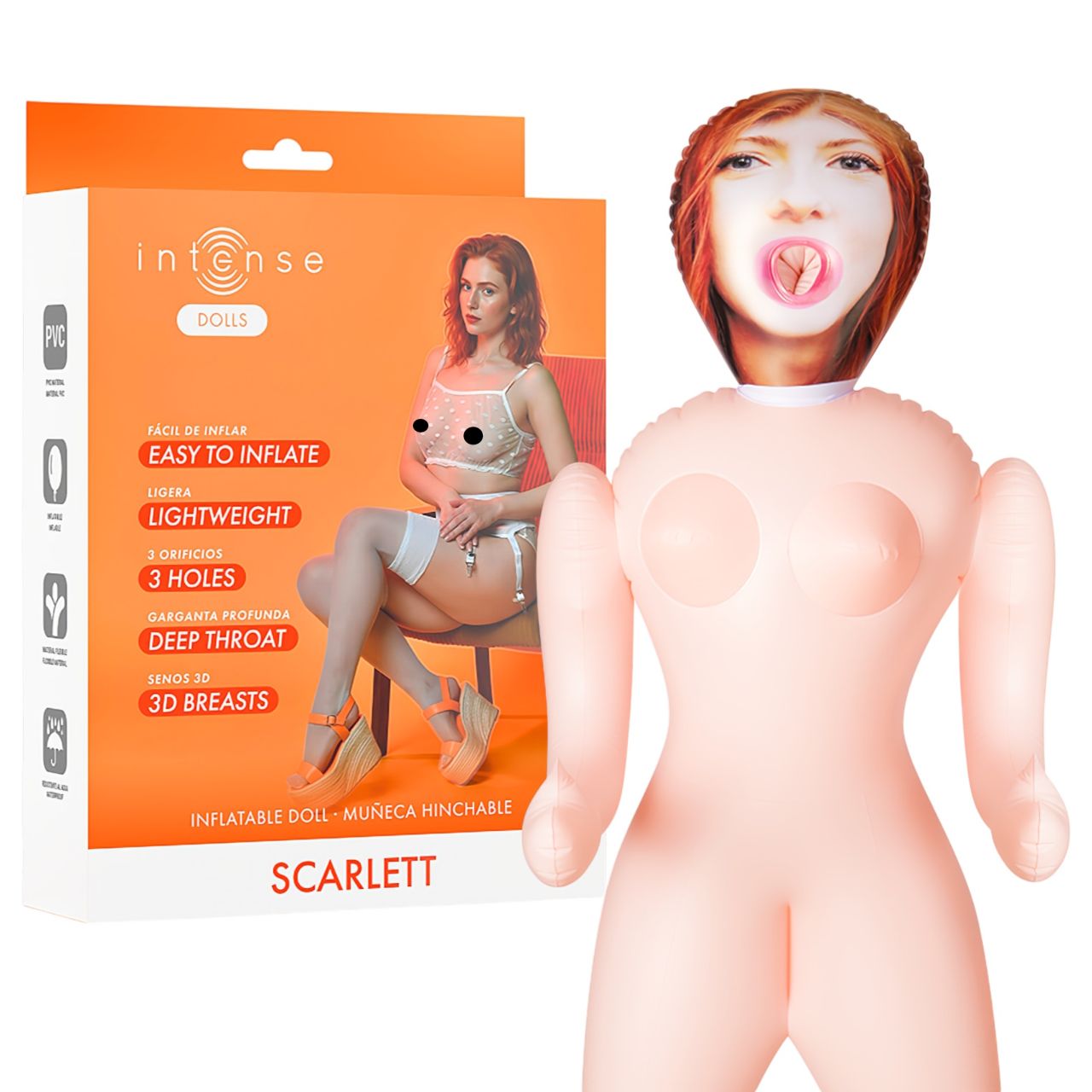 Intense Dolls Scarlett - felfújható guminő