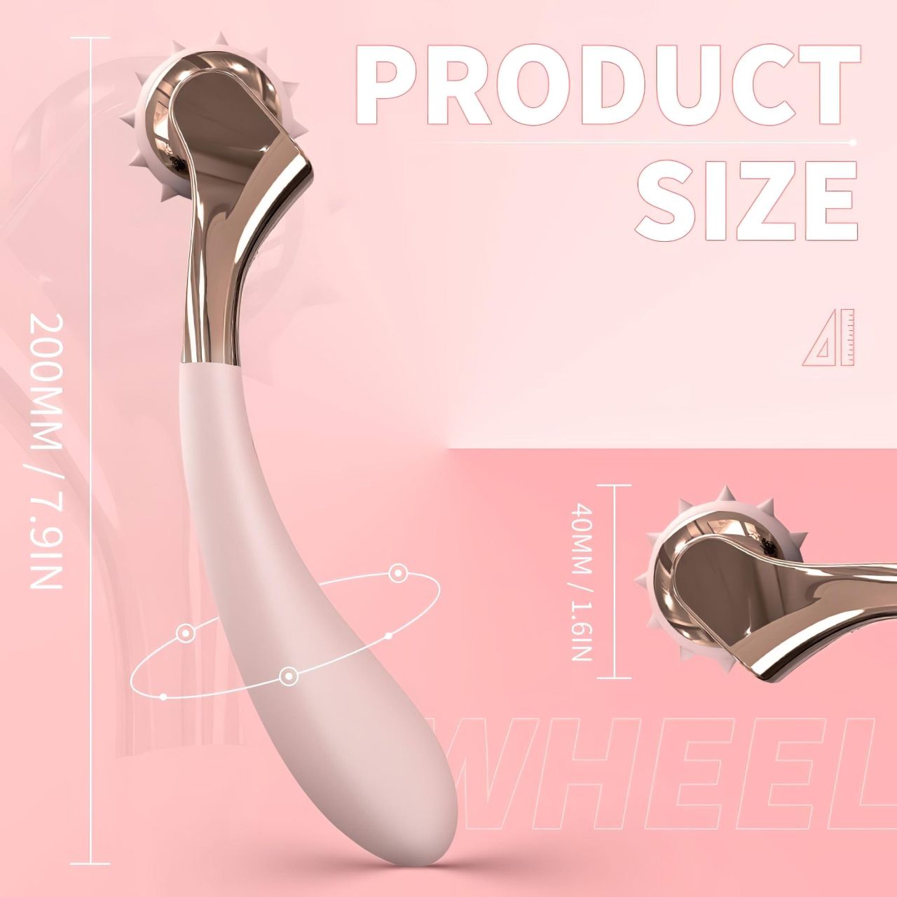Sex HD - akkus, vízálló vibrátor és ingerkerék (pink) Sex HD - akkus, vízálló vibrátor és ingerkerék (pink)