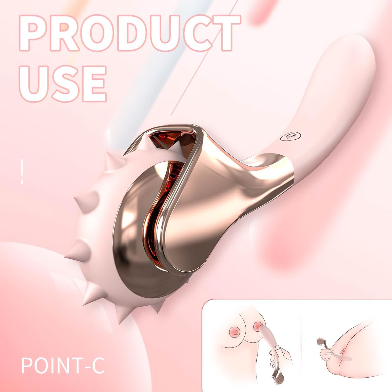 Sex HD - akkus, vízálló vibrátor és ingerkerék (pink) Sex HD - akkus, vízálló vibrátor és ingerkerék (pink)
