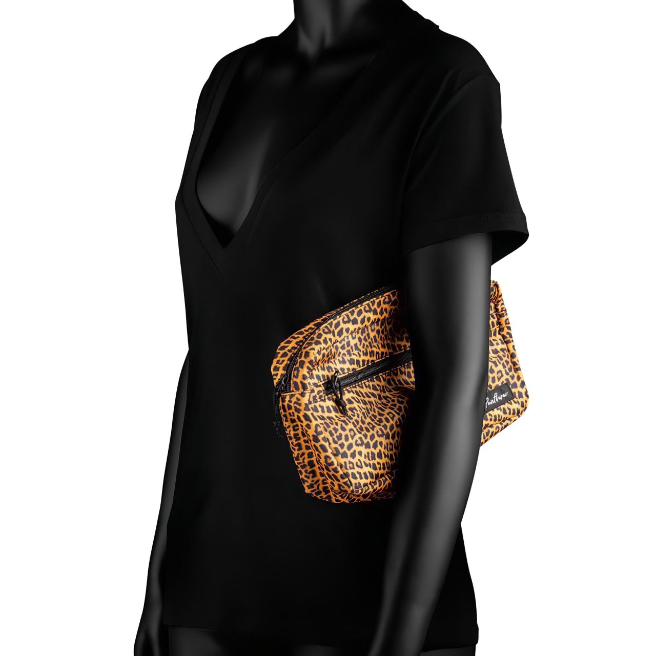 Panthra Shaka Wand - akkus, masszírozó vibrátor (leopárd-fekete) Panthra Shaka Wand - akkus, masszírozó vibrátor (leopárd-fekete)