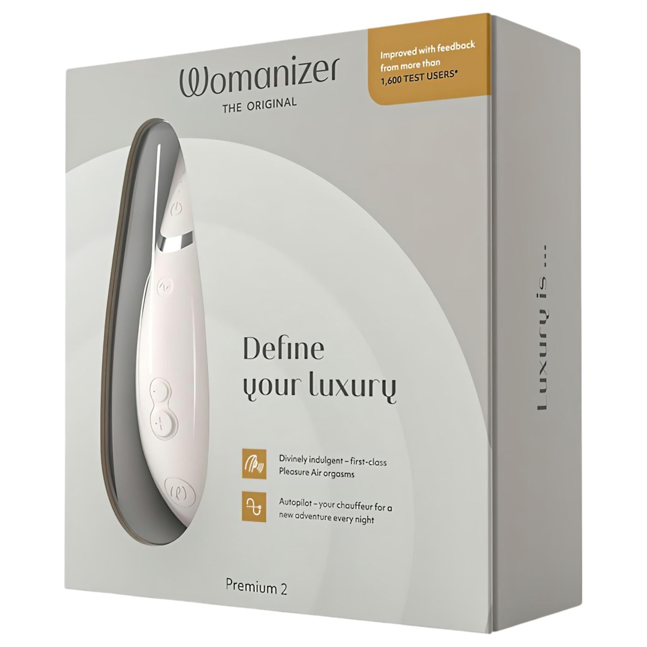 Womanizer Premium 2 - léghullámos csiklóizgató (fehér) Womanizer Premium 2 - léghullámos csiklóizgató (fehér)