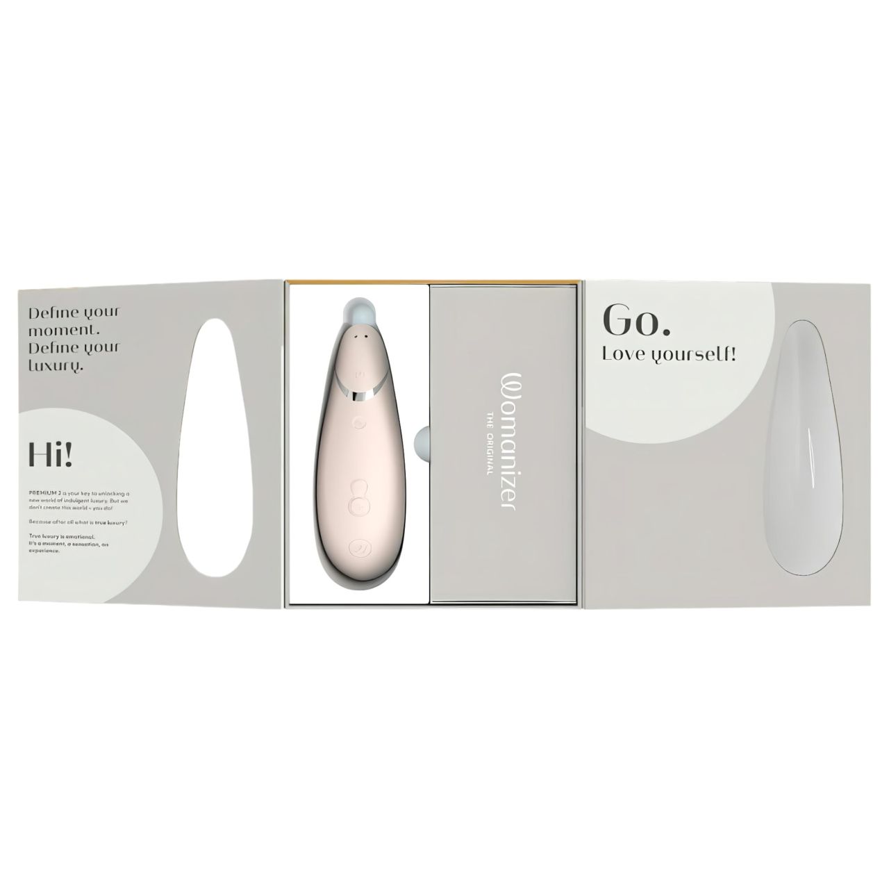 Womanizer Premium 2 - léghullámos csiklóizgató (fehér) Womanizer Premium 2 - léghullámos csiklóizgató (fehér)