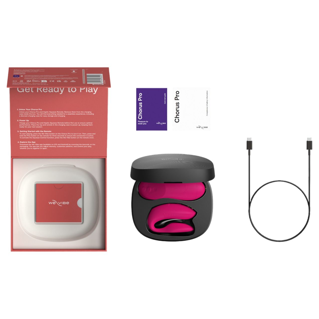 We-Vibe Chorus Pro - okos, távirányítós párvibrátor (pink) We-Vibe Chorus Pro - okos, távirányítós párvibrátor (pink)