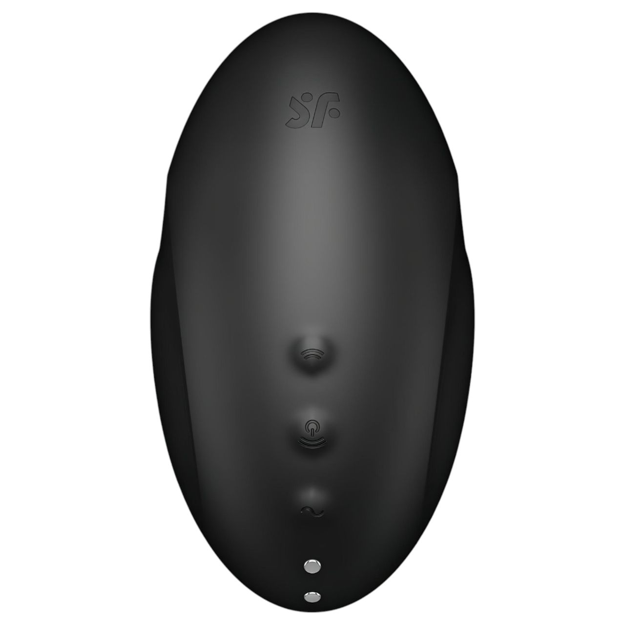 Satisfyer Vulva Lover 3 - léghullámos csiklóizgató (fekete)