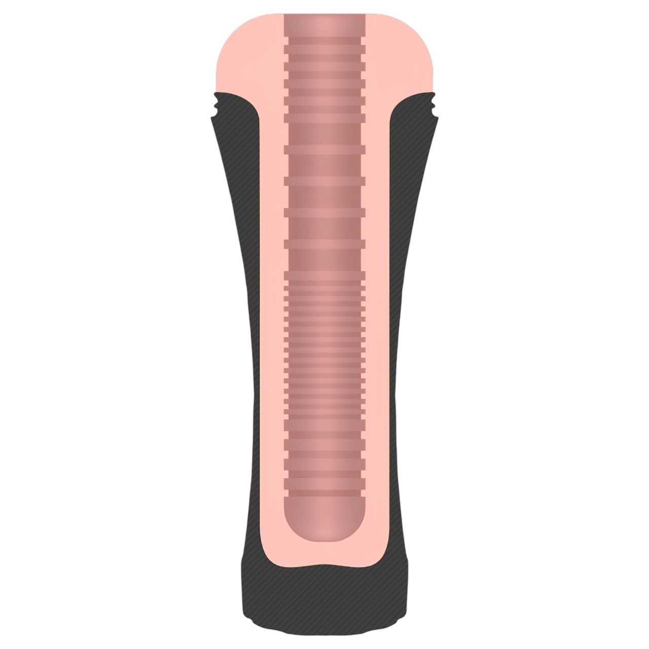 JamyJob - élethű műpunci tokban (fekete-natúr)