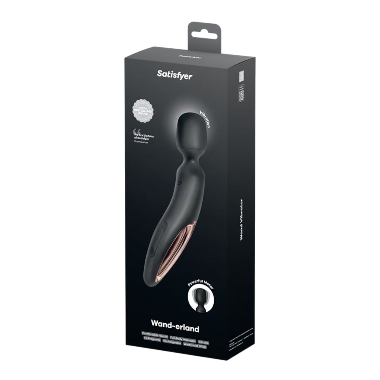 Satisfyer Wand-erland - masszírozó vibrátor (fekete)