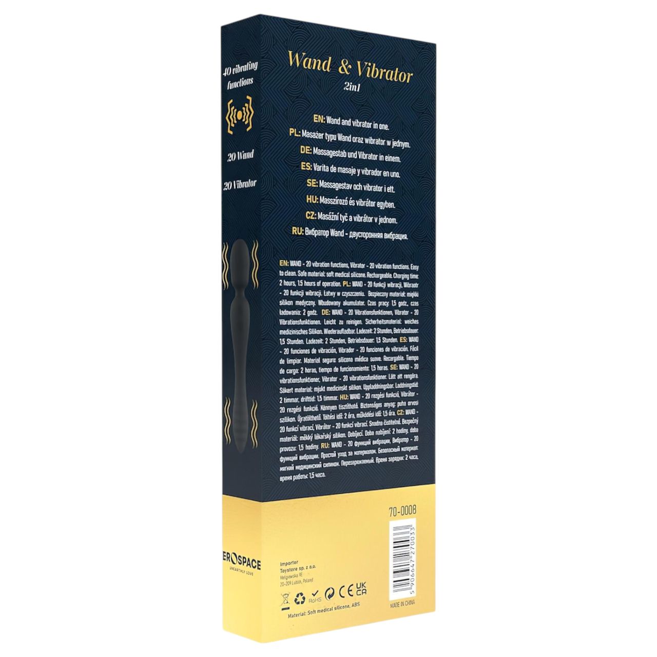 Sweet Play - masszírozós és G-pont vibrátor (fekete) Sweet Play - masszírozós és G-pont vibrátor (fekete)