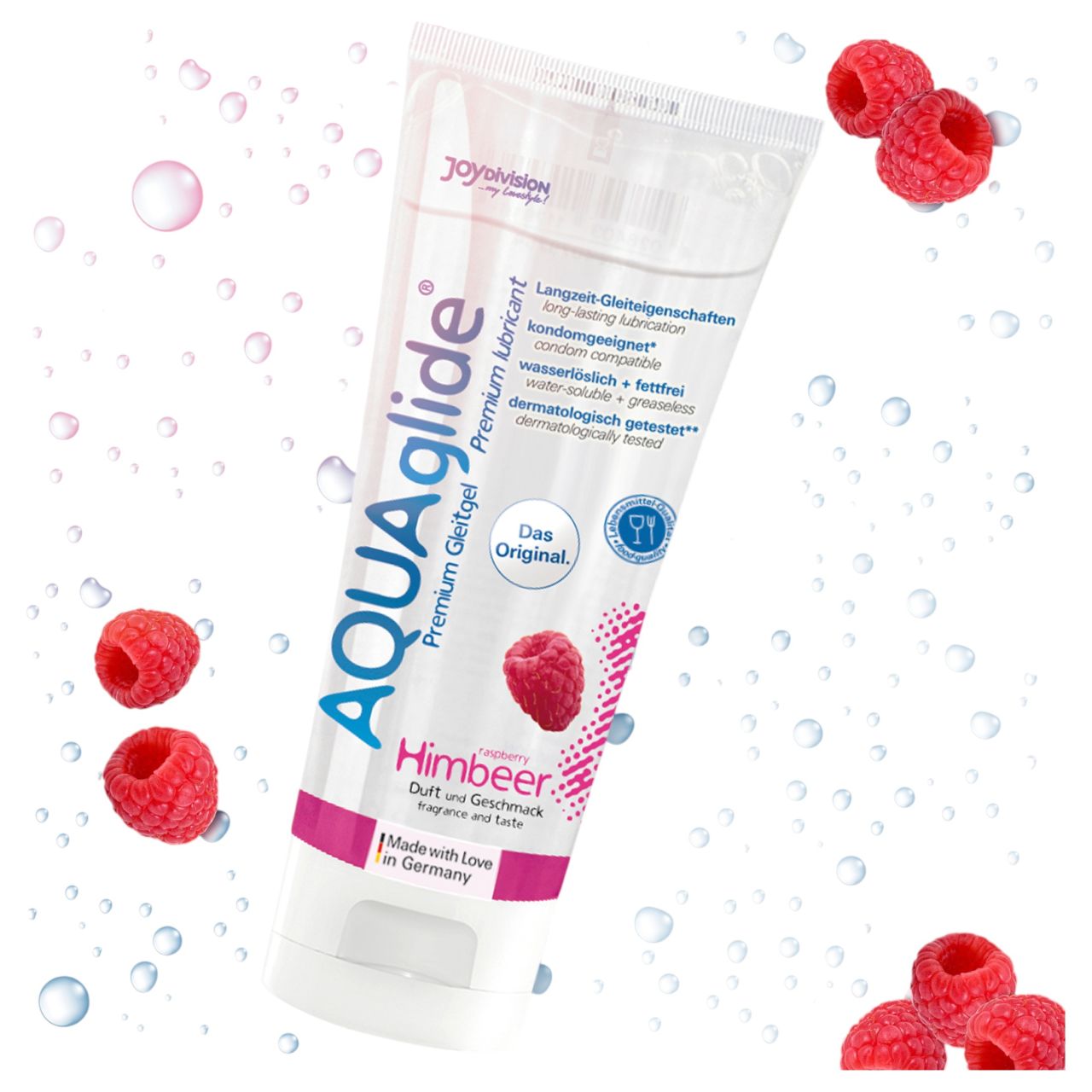 AQUAglide - vízbázisú síkosító - málna (100ml) AQUAglide - vízbázisú síkosító - málna (100ml)