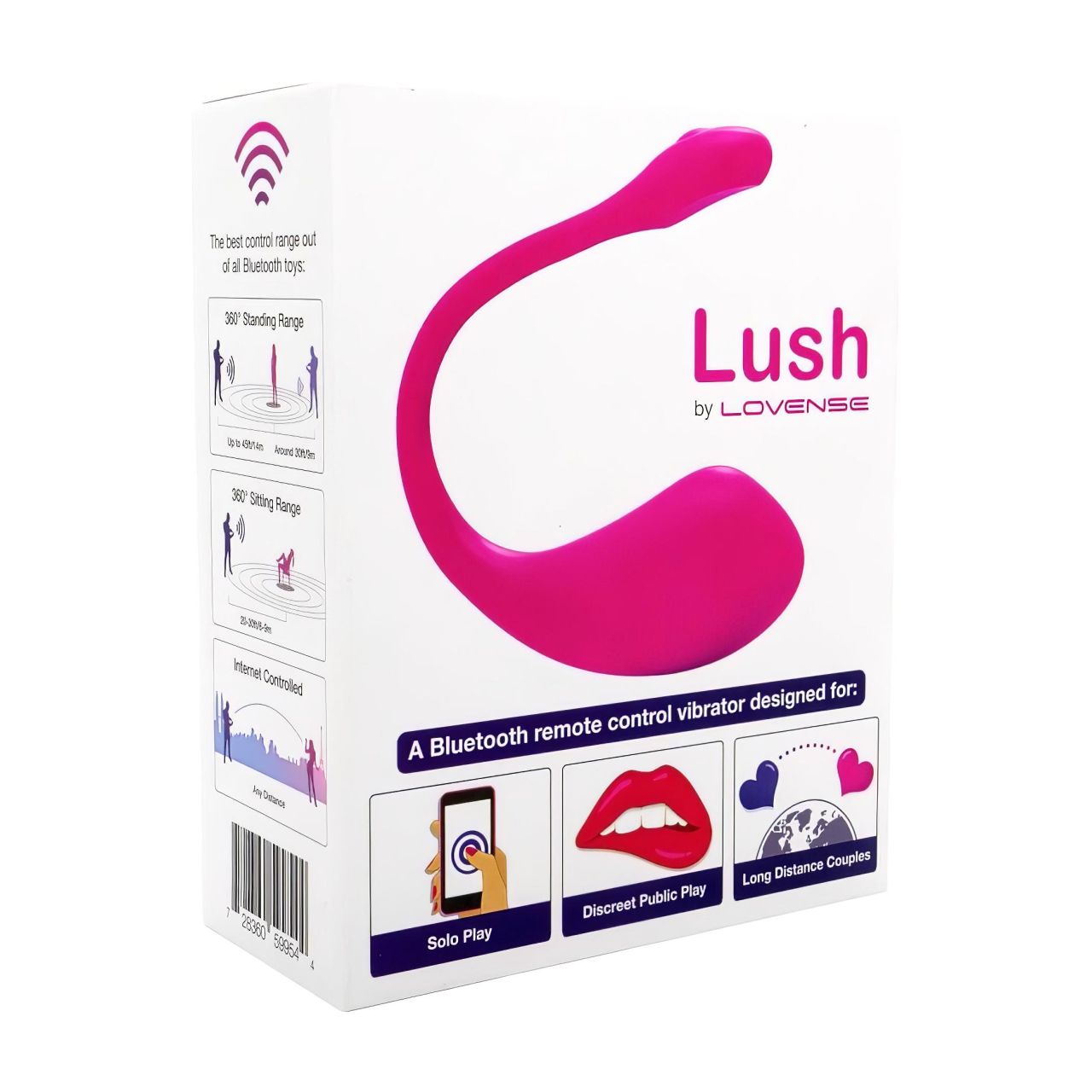 Lovense Lush 2 - App-vezérelt vibrációs tojás (pink) Lovense Lush 2 - App-vezérelt vibrációs tojás (pink)