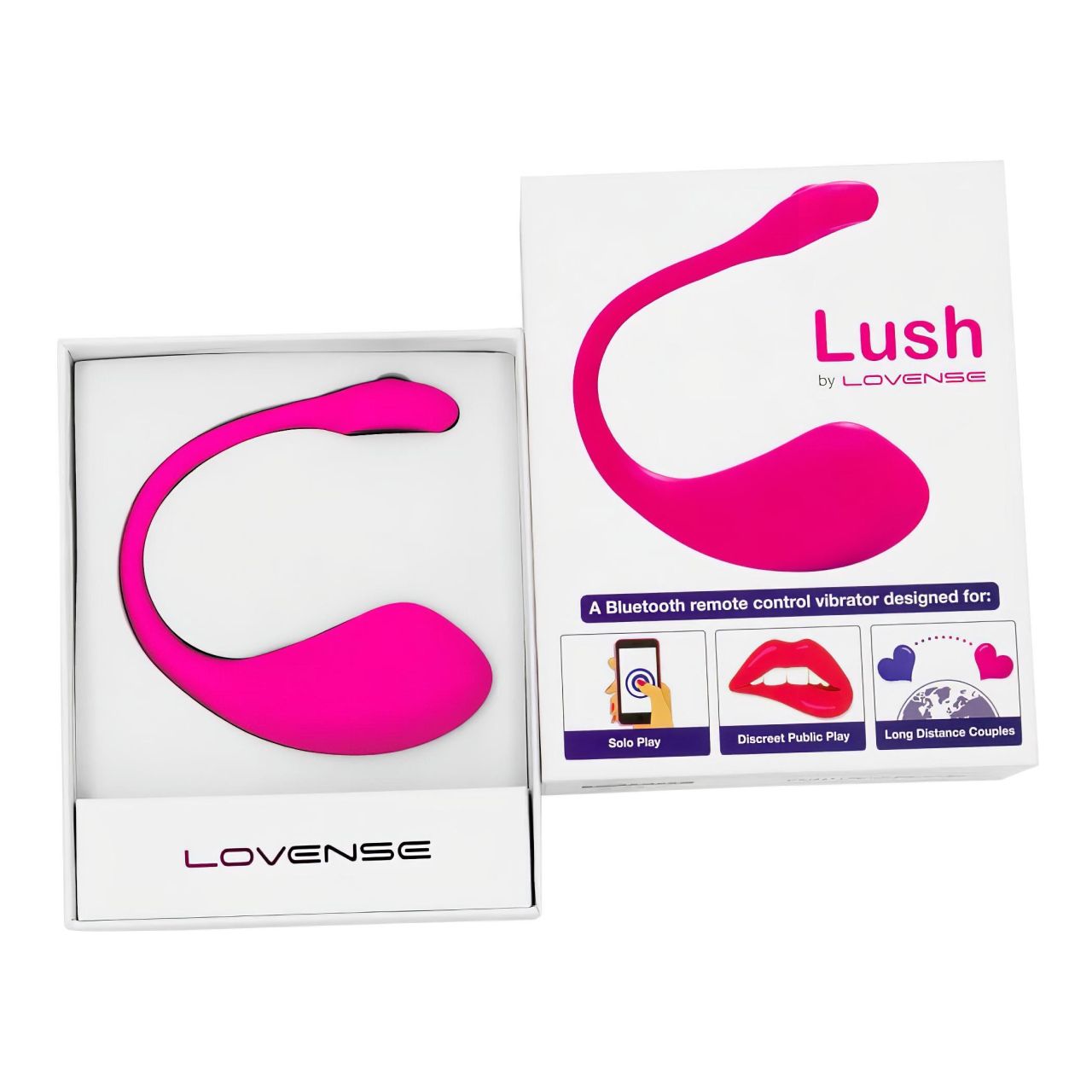 Lovense Lush 2 - App-vezérelt vibrációs tojás (pink) Lovense Lush 2 - App-vezérelt vibrációs tojás (pink)